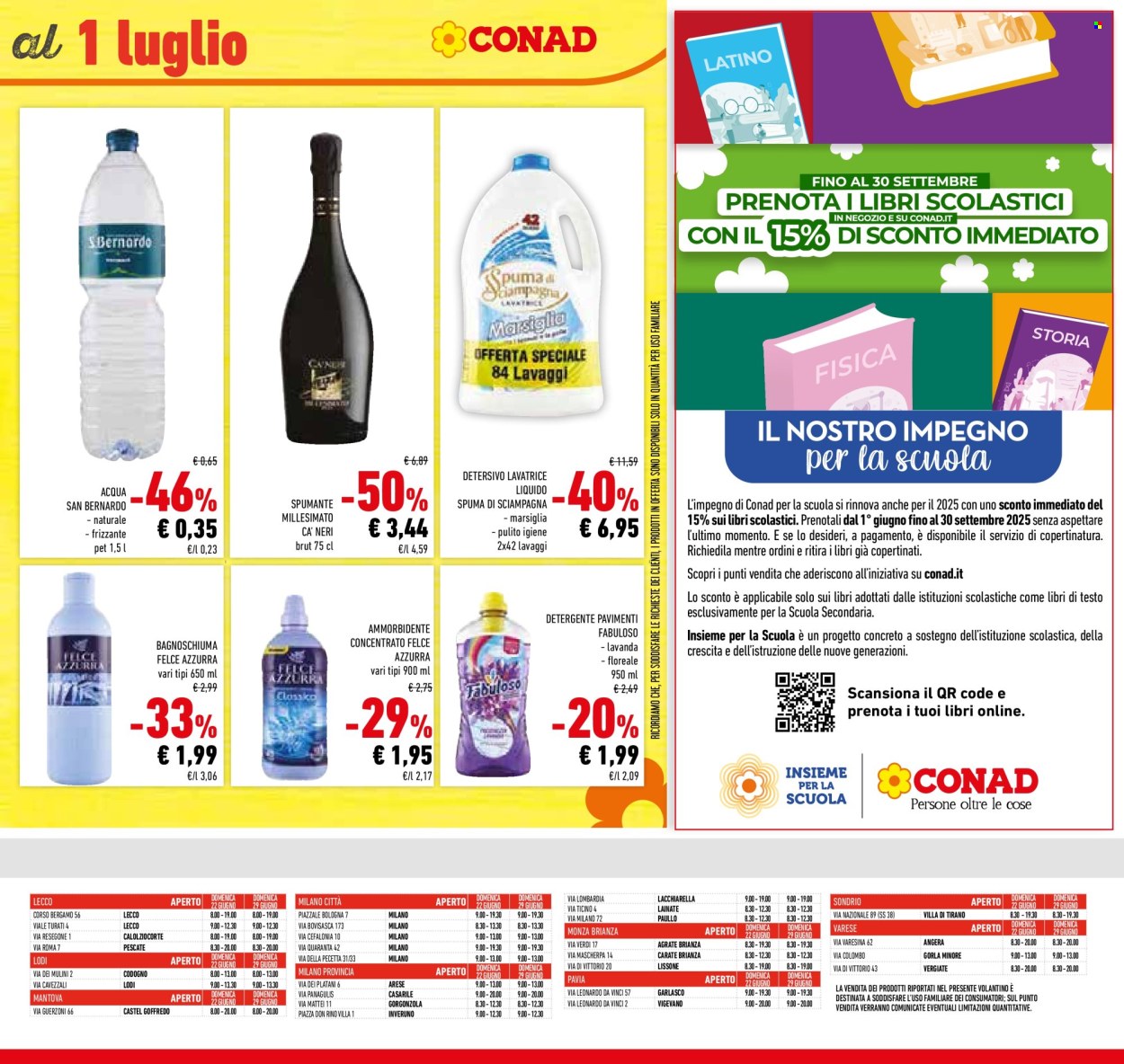 Leták Conad - 18.6.2025 - 1.7.2025. Strana 45