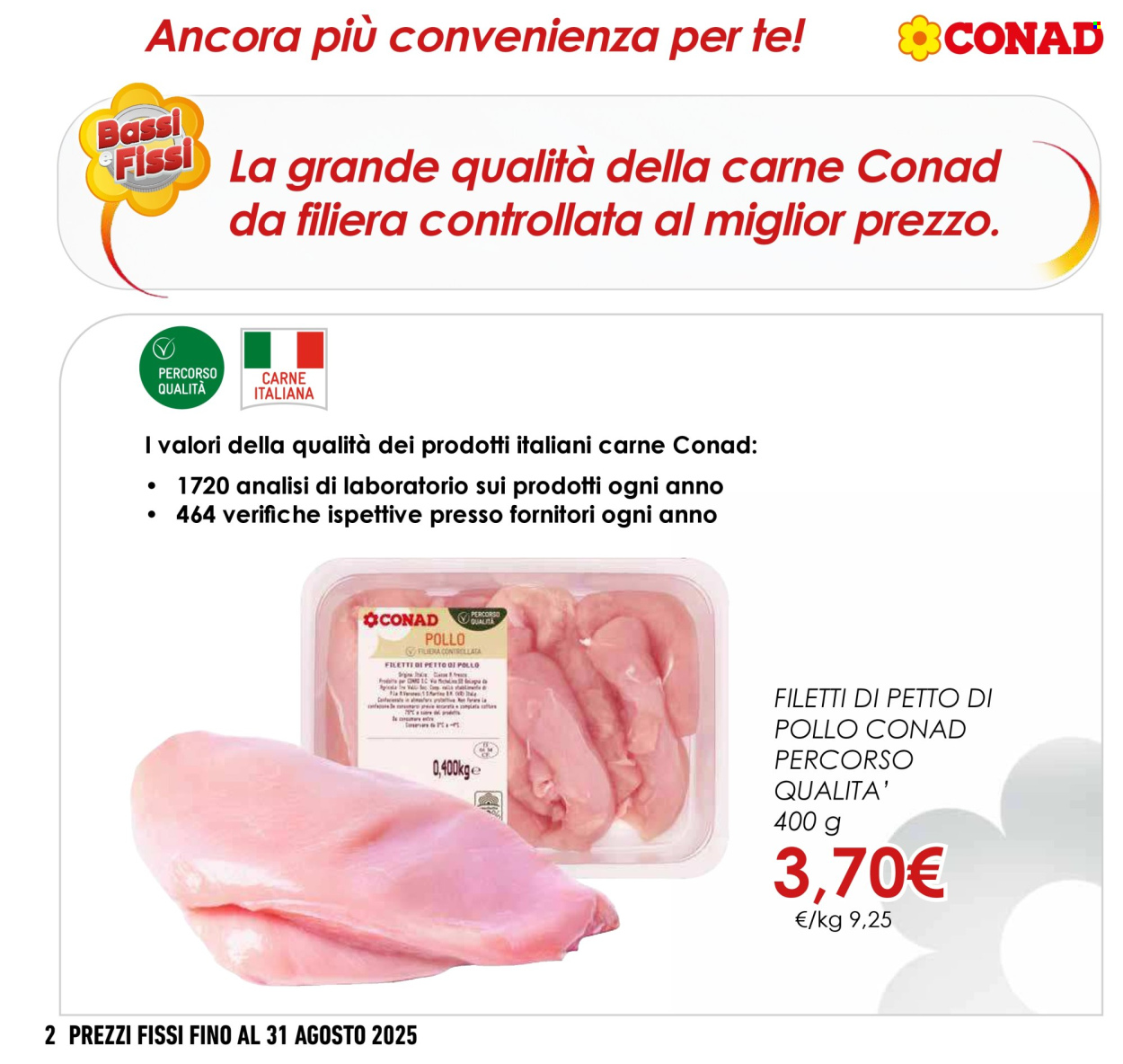 Leták Conad - 1.5.2025 - 31.8.2025. Strana 2