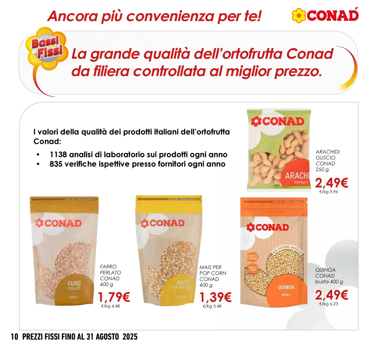 Leták Conad - 1.5.2025 - 31.8.2025. Strana 10