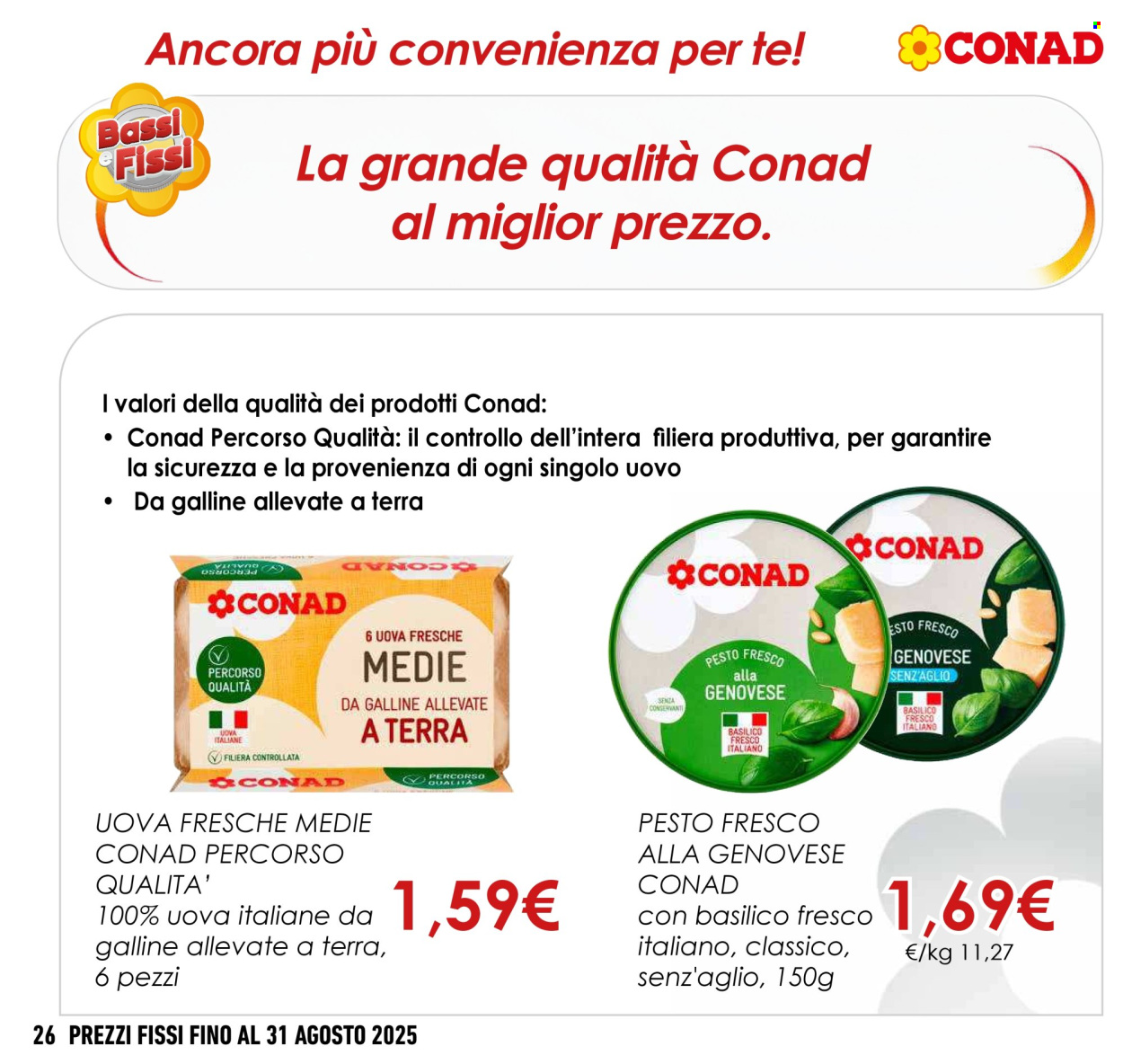 Leták Conad - 1.5.2025 - 31.8.2025. Strana 26
