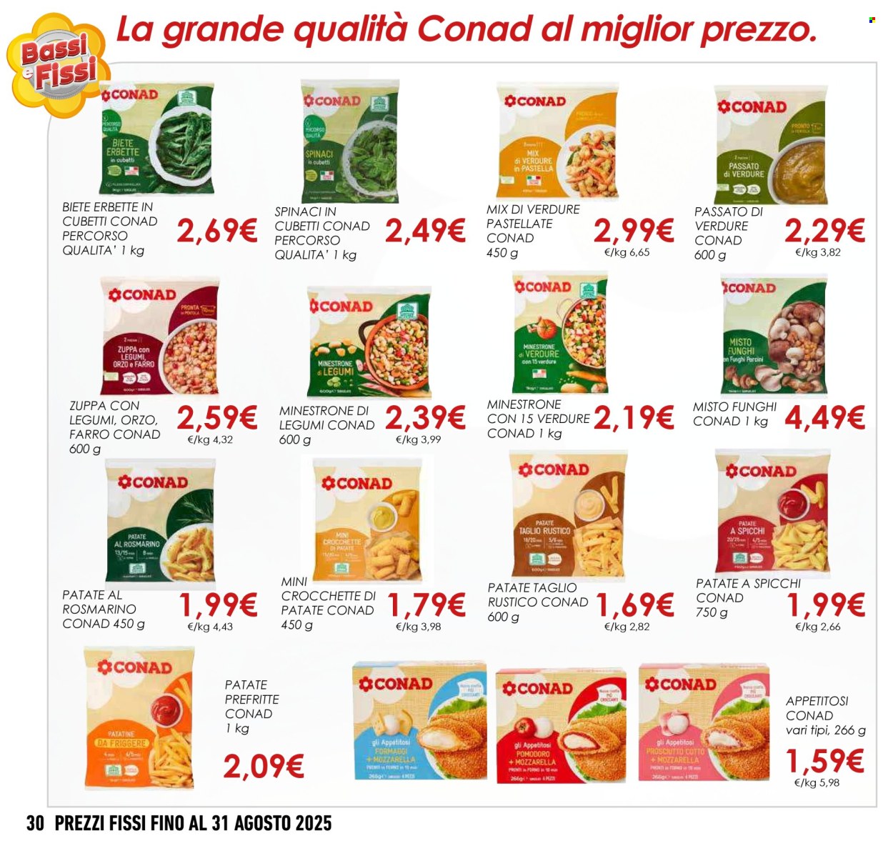 Leták Conad - 1.5.2025 - 31.8.2025. Strana 30