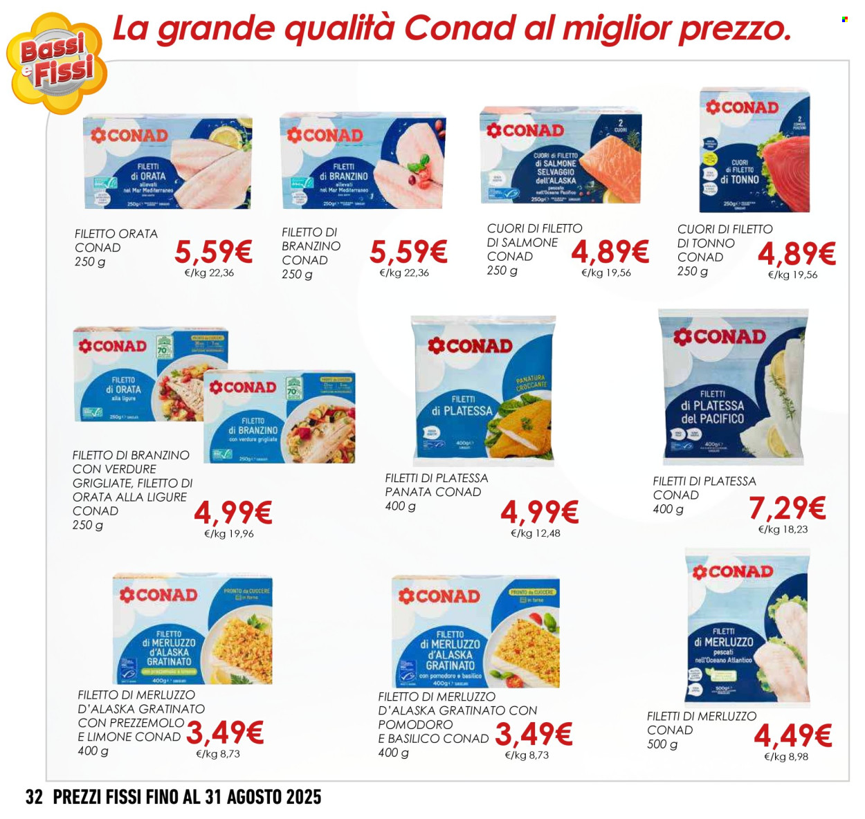 Leták Conad - 1.5.2025 - 31.8.2025. Strana 32