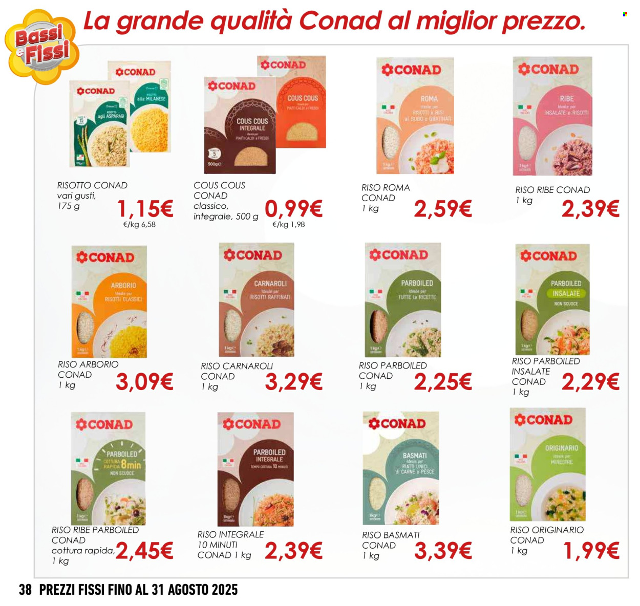 Leták Conad - 1.5.2025 - 31.8.2025. Strana 38