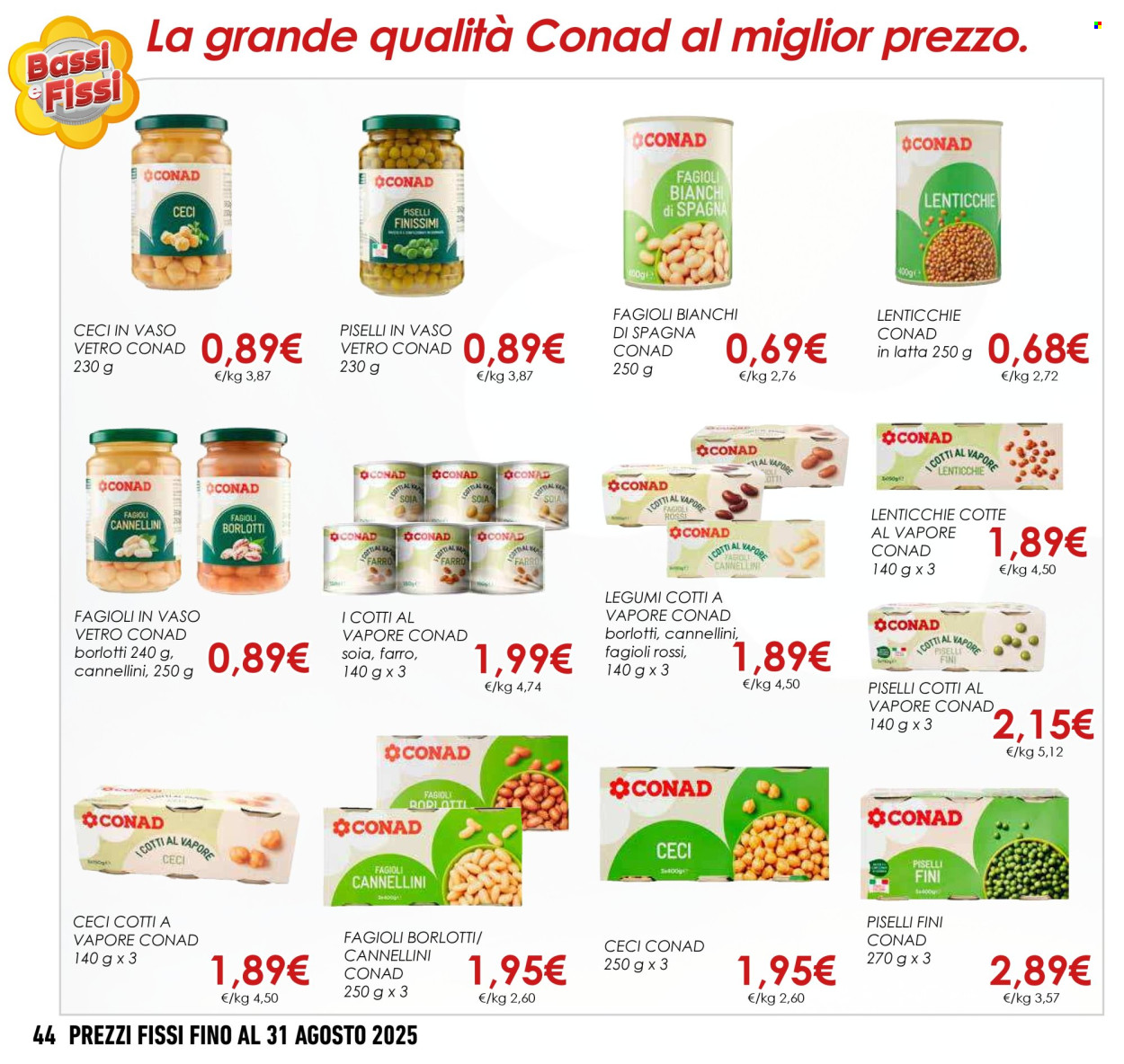 Leták Conad - 1.5.2025 - 31.8.2025. Strana 44