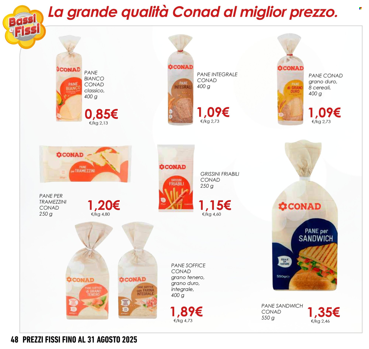 Leták Conad - 1.5.2025 - 31.8.2025. Strana 48