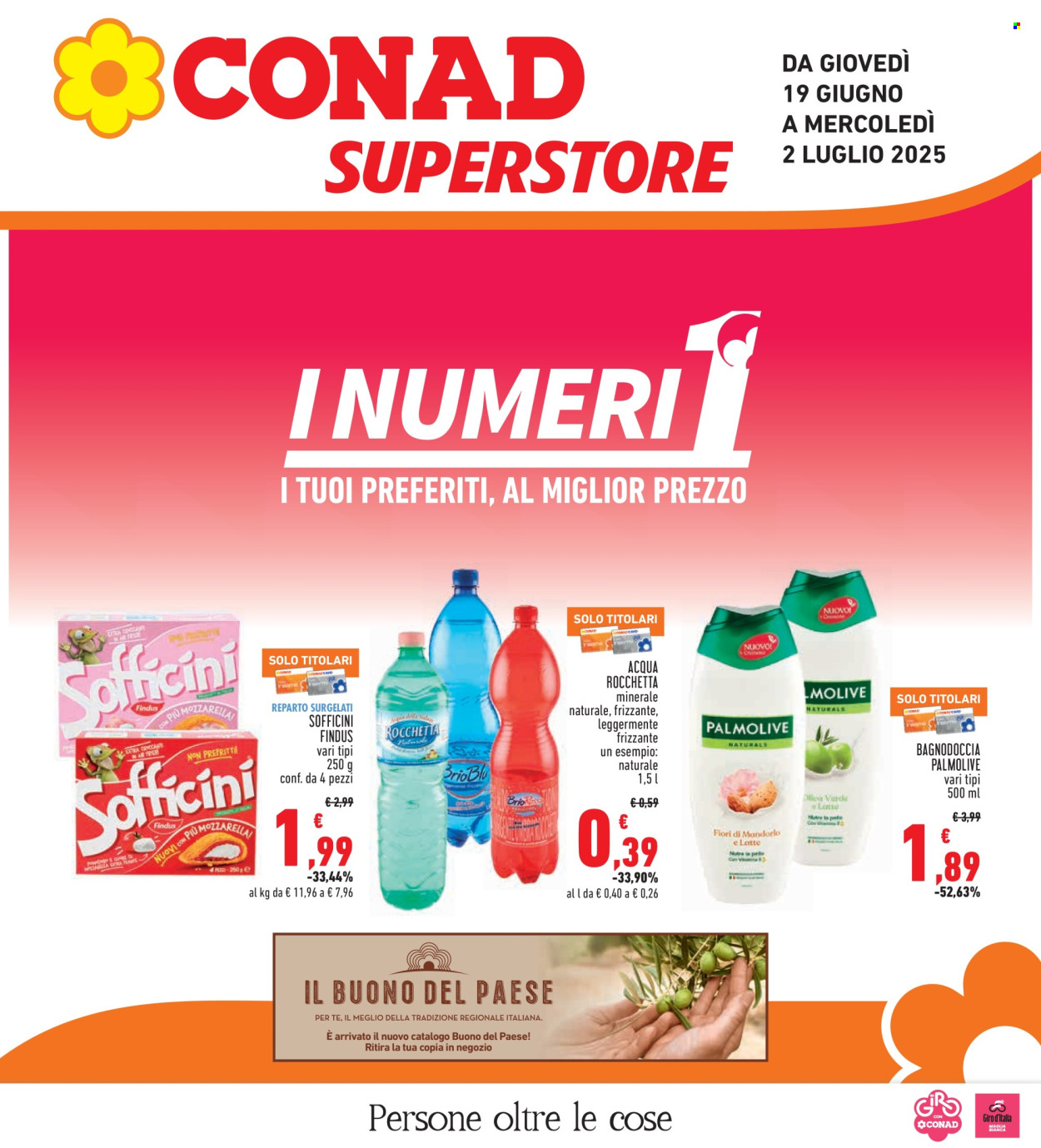 Leták Conad Superstore - 19.6.2025 - 2.7.2025. Strana 1