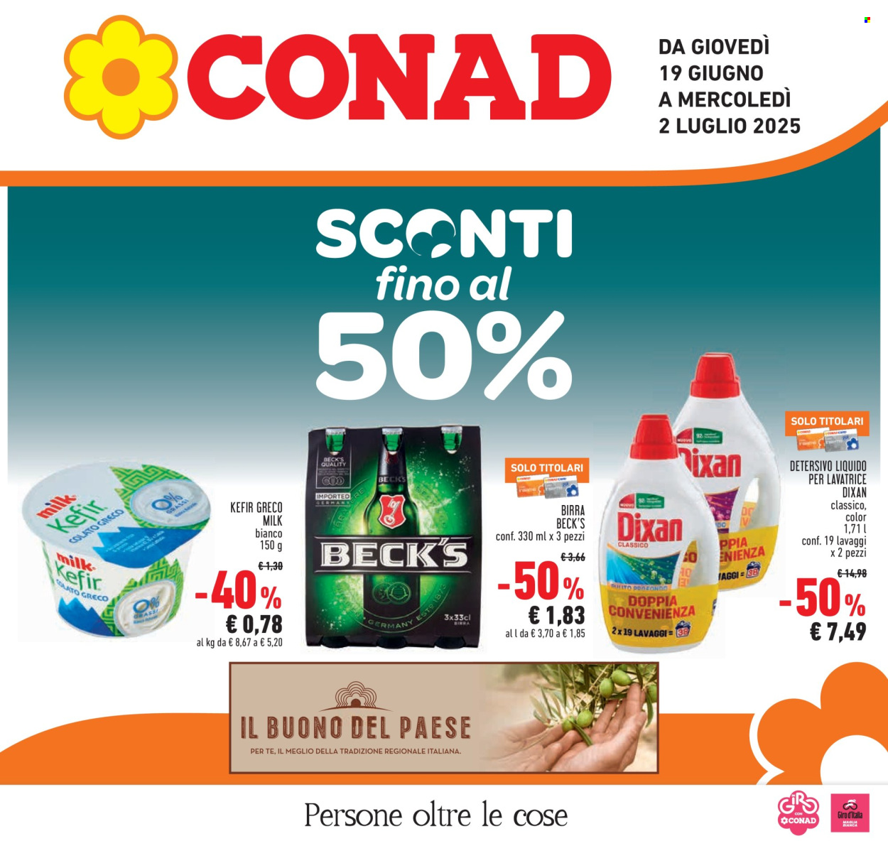 Leták Conad - 19.6.2025 - 2.7.2025. Strana 1