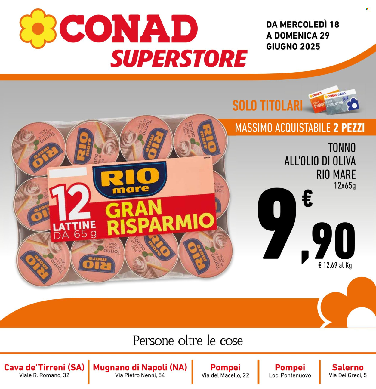 Leták Conad Superstore - 18.6.2025 - 29.6.2025. Strana 1