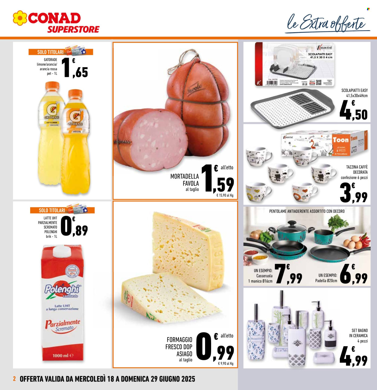 Leták Conad Superstore - 18.6.2025 - 29.6.2025. Strana 2