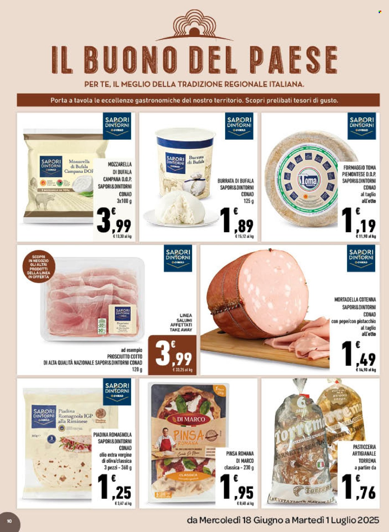 Volantino TuDay Conad - 18/6/2025 - 1/7/2025. Pagina 10