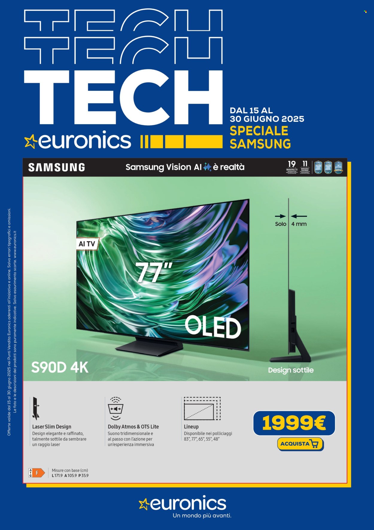 Volantino Euronics - 15/6/2025 - 30/6/2025. Pagina 1