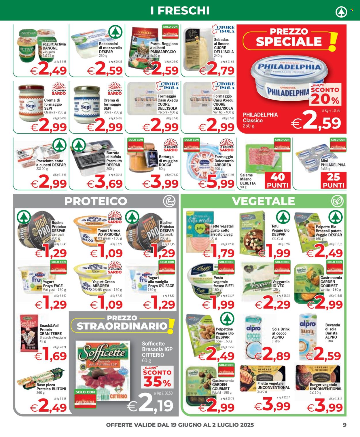 Volantino Eurospar - 19/6/2025 - 2/7/2025. Pagina 9