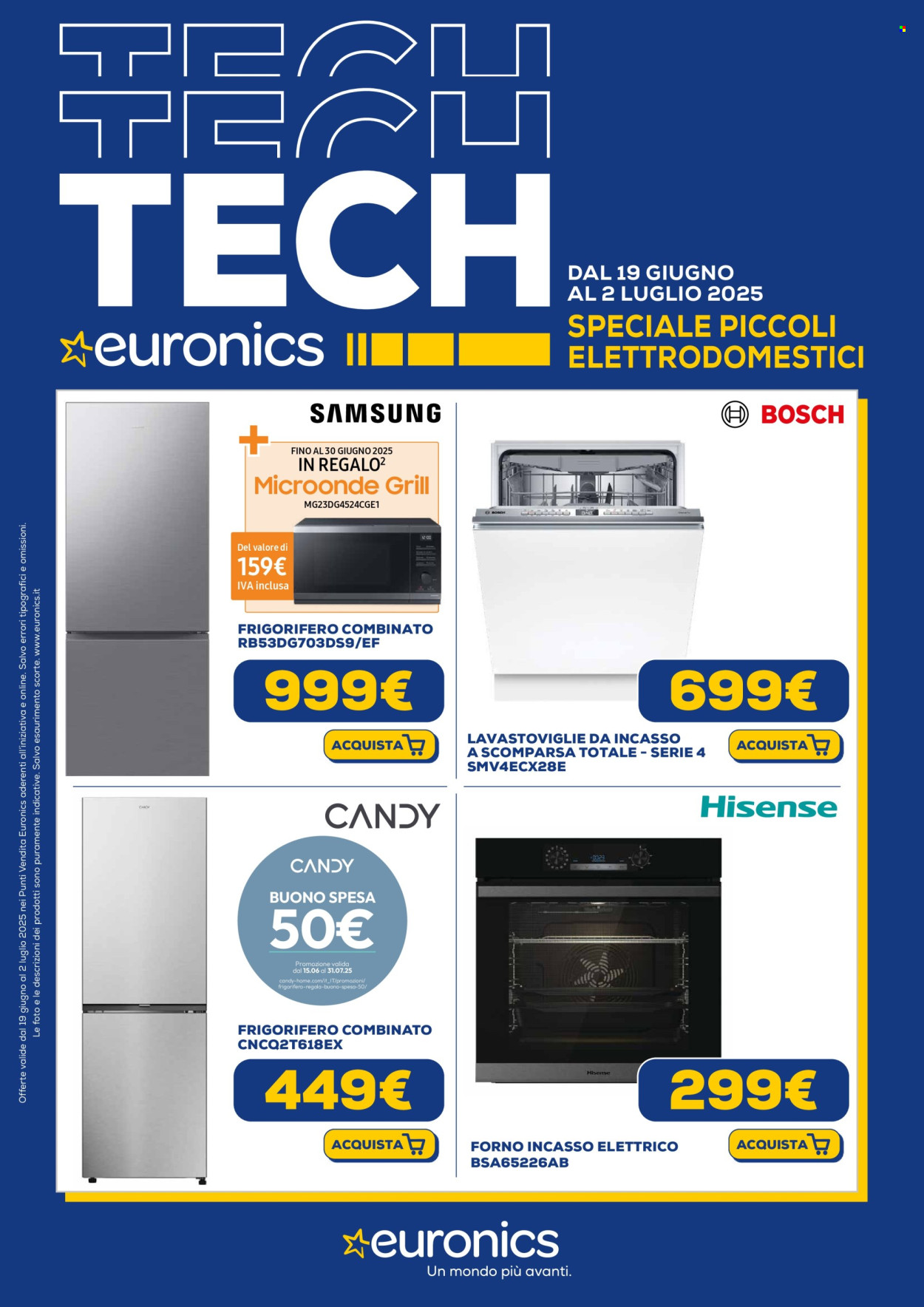 Volantino Euronics - 19/6/2025 - 2/7/2025. Pagina 1