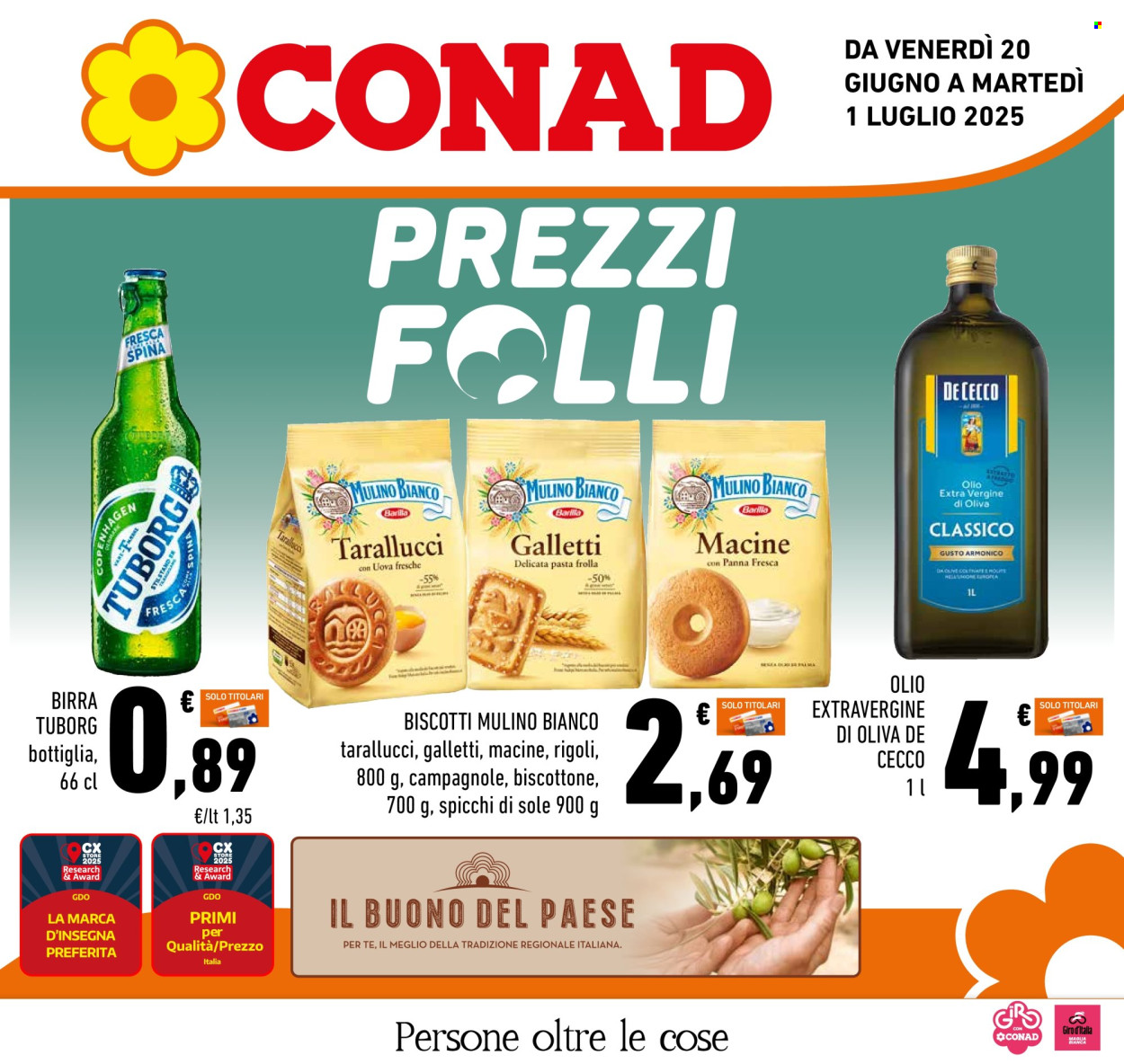 Leták Conad - 20.6.2025 - 1.7.2025. Strana 1