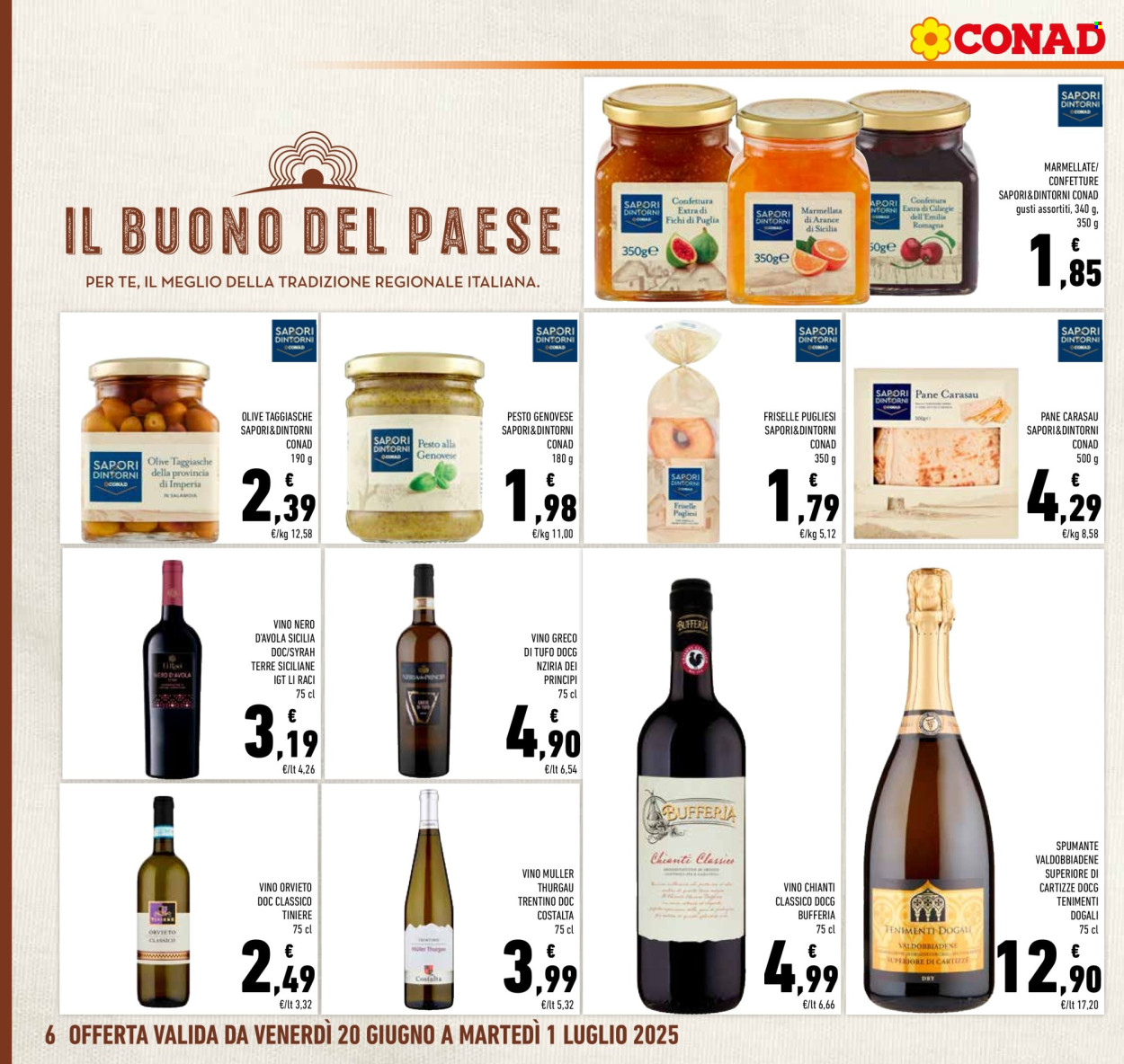 Leták Conad - 20.6.2025 - 1.7.2025. Strana 6