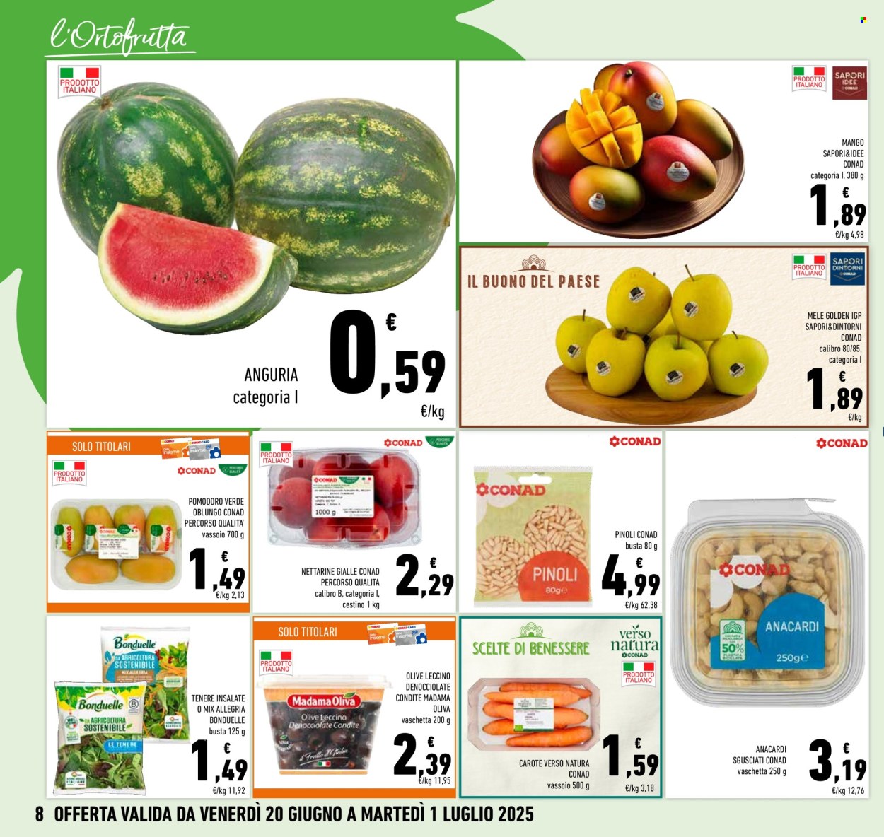 Leták Conad - 20.6.2025 - 1.7.2025. Strana 8