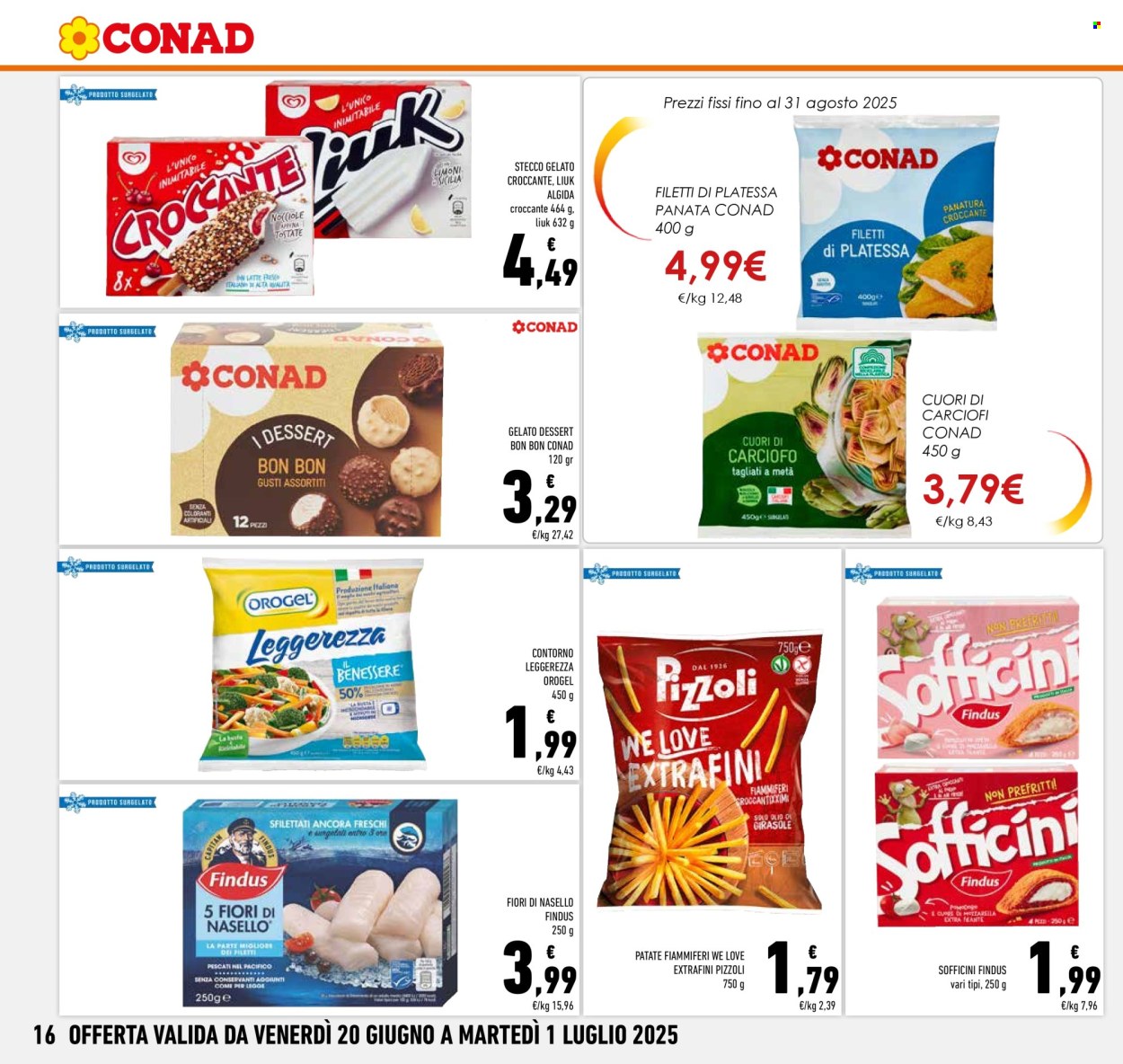 Leták Conad - 20.6.2025 - 1.7.2025. Strana 16