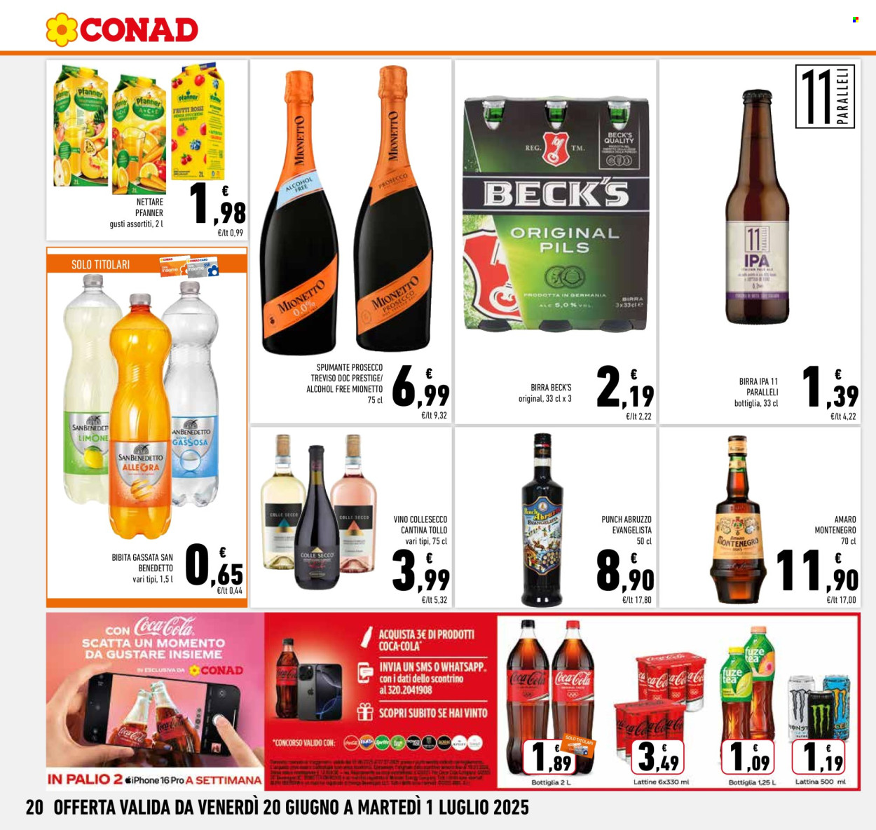 Leták Conad - 20.6.2025 - 1.7.2025. Strana 20