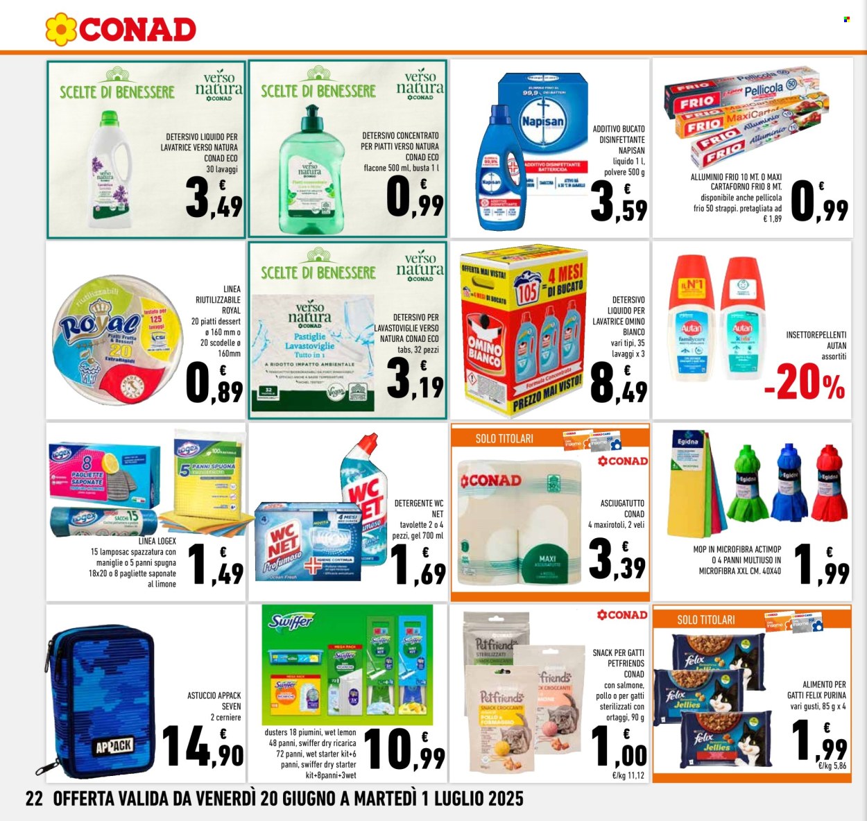 Leták Conad - 20.6.2025 - 1.7.2025. Strana 22