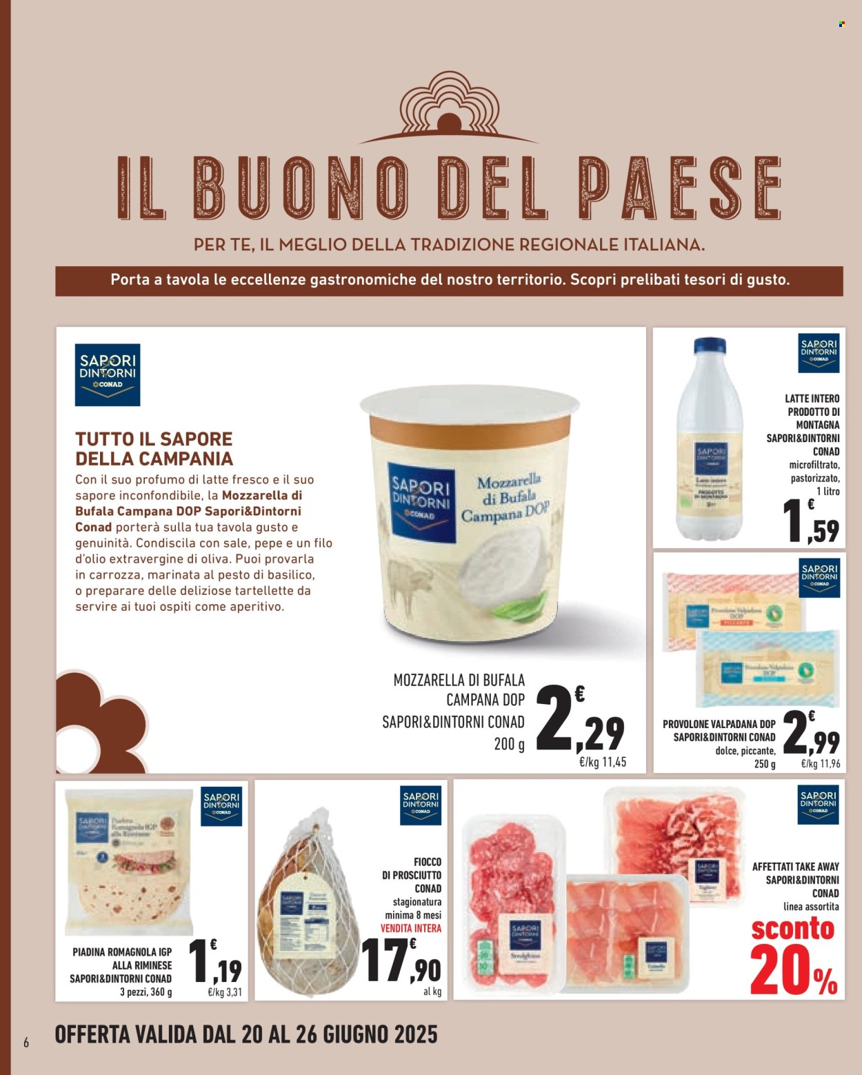 Leták Conad - 20.6.2025 - 26.6.2025. Strana 6