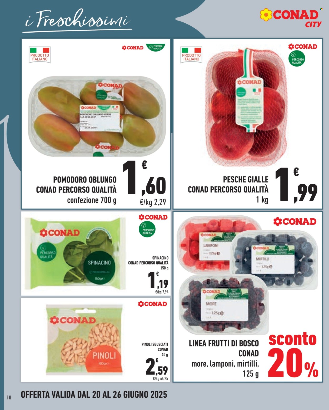 Volantino Conad - 20/6/2025 - 26/6/2025. Pagina 10