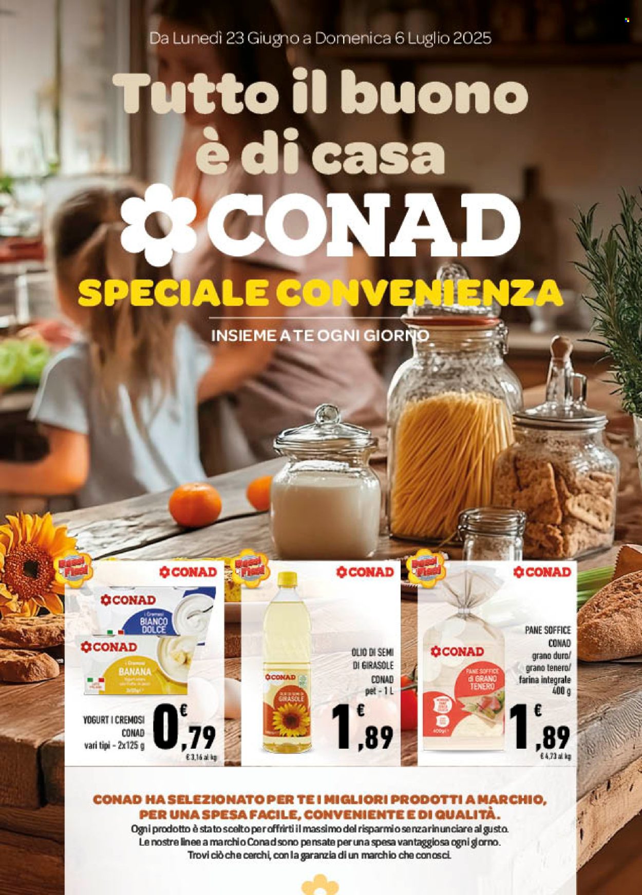 Volantino Conad - 23/6/2025 - 6/7/2025. Pagina 1