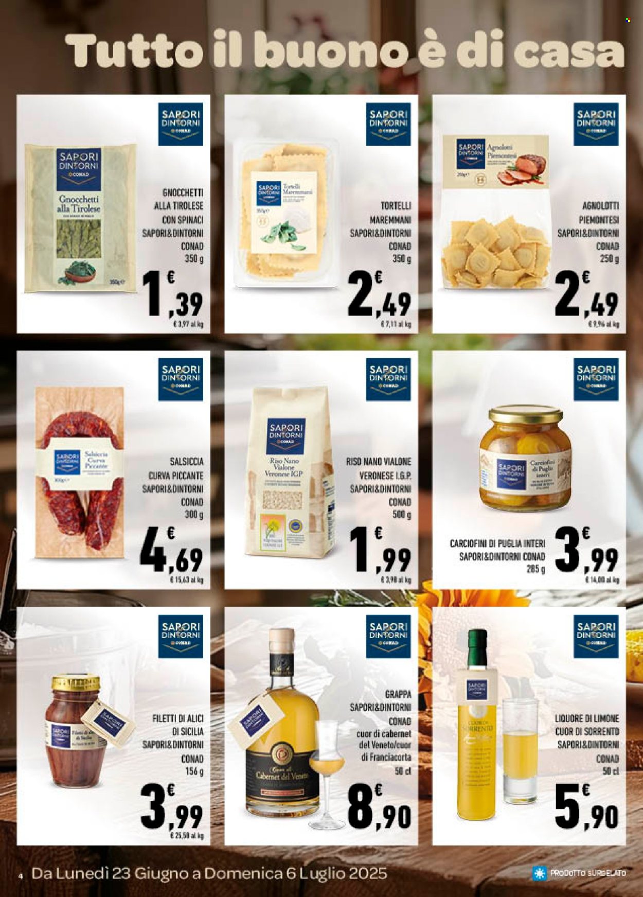 Leták Conad - 23.6.2025 - 6.7.2025. Strana 4