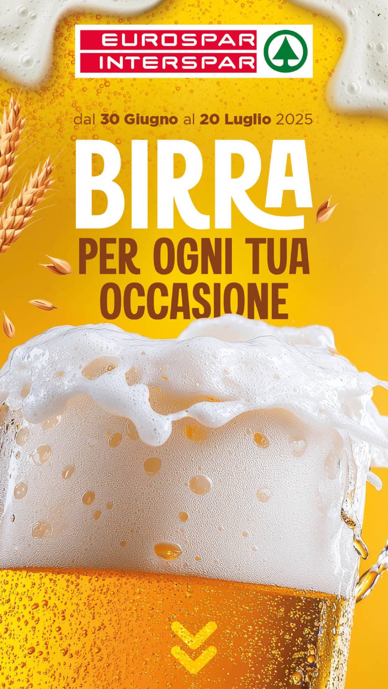 Volantino Interspar - 30/6/2025 - 20/7/2025. Pagina 1