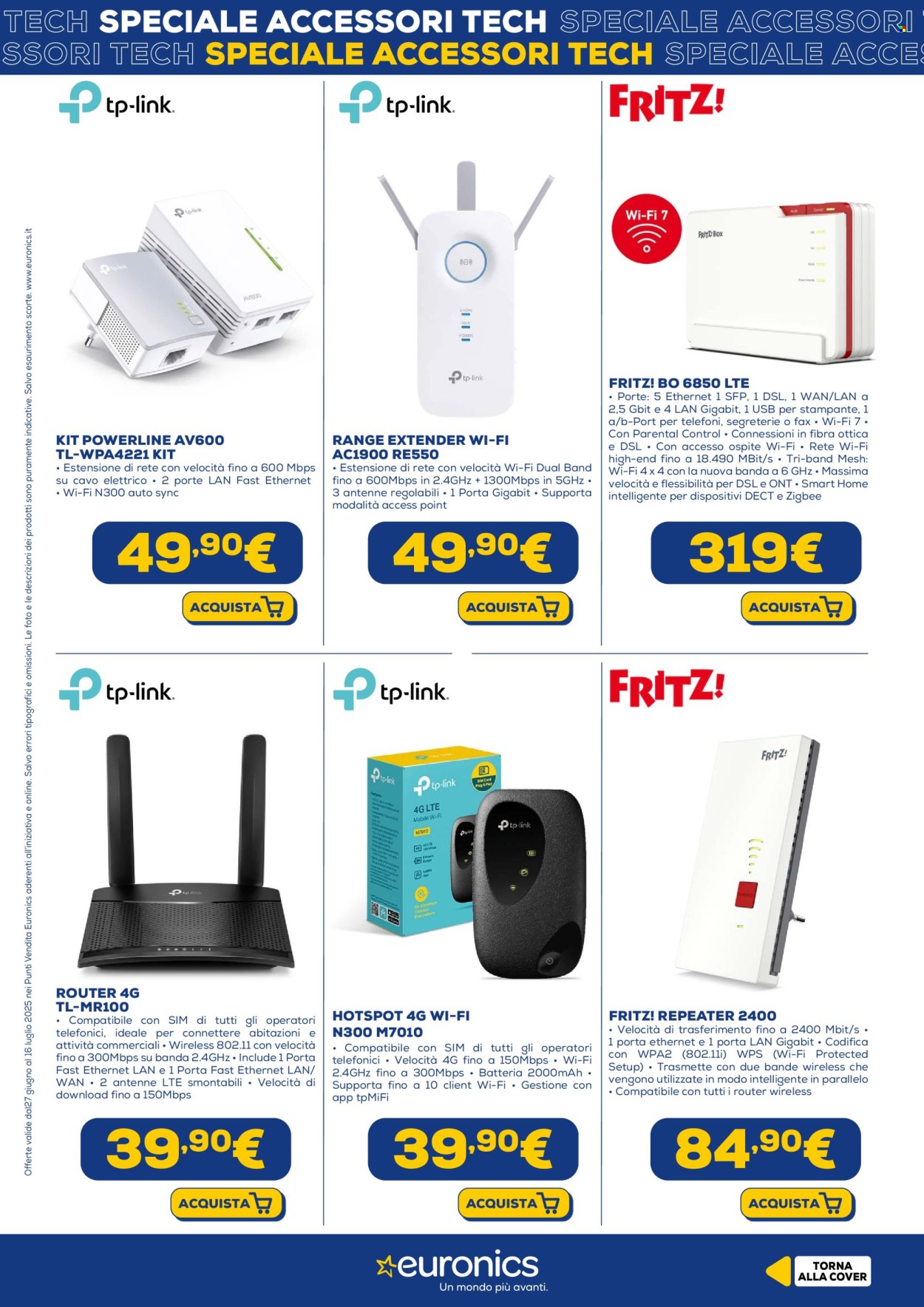 Volantino Euronics - 27/6/2025 - 16/7/2025. Pagina 3