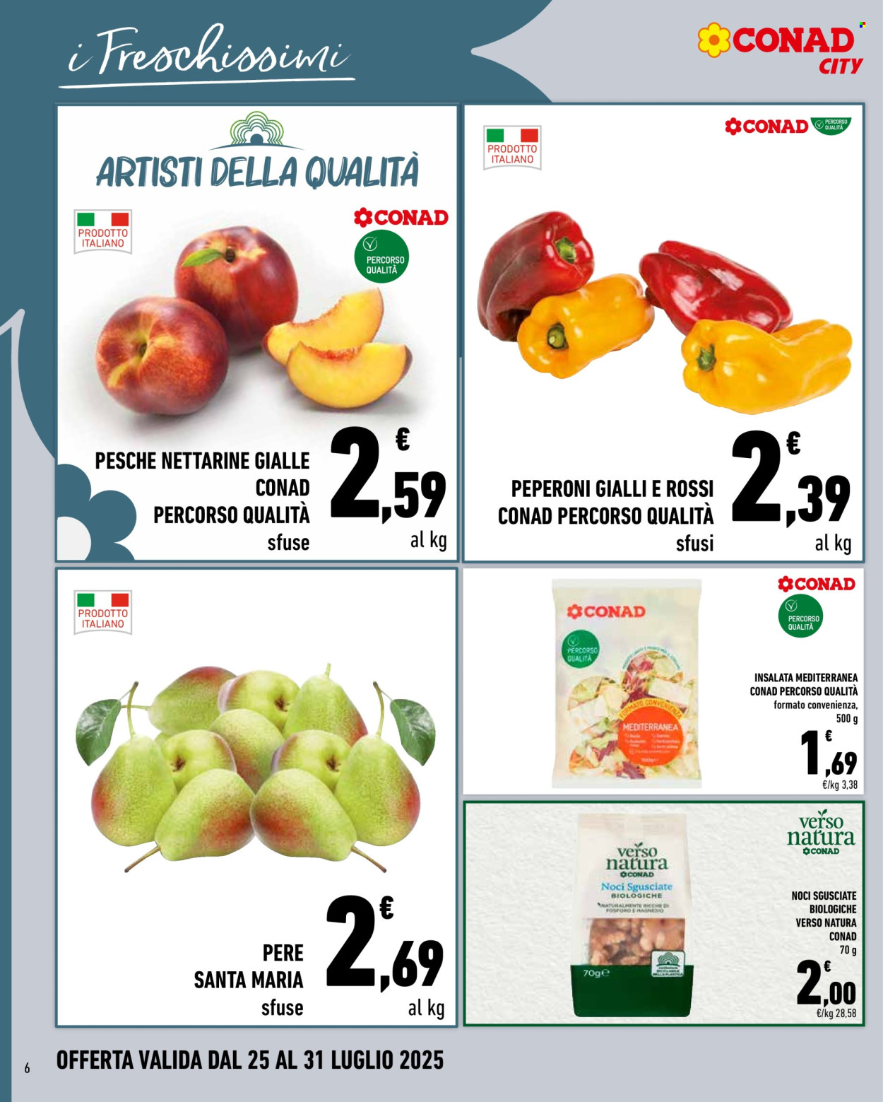Volantino Conad - 25/7/2025 - 31/7/2025. Pagina 6