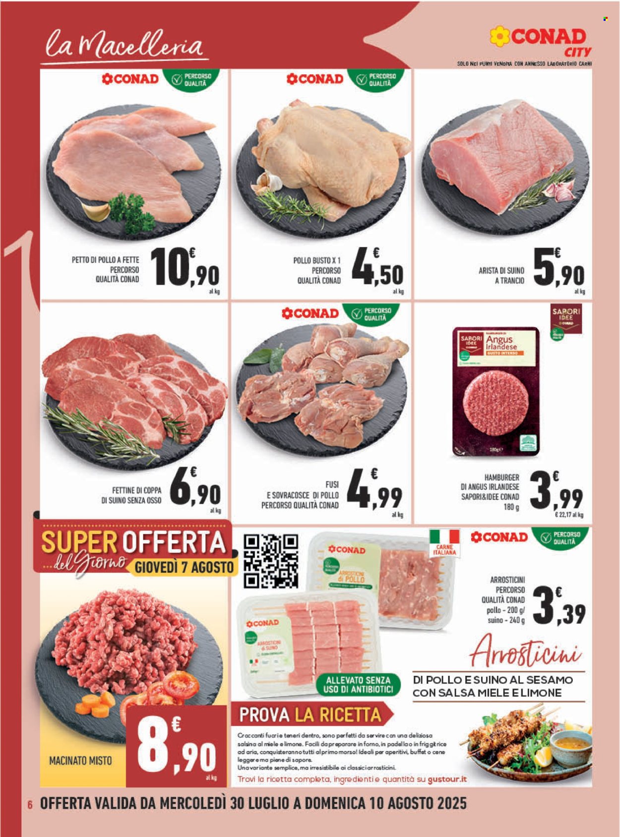 Leták Conad - 30.7.2025 - 10.8.2025. Strana 6