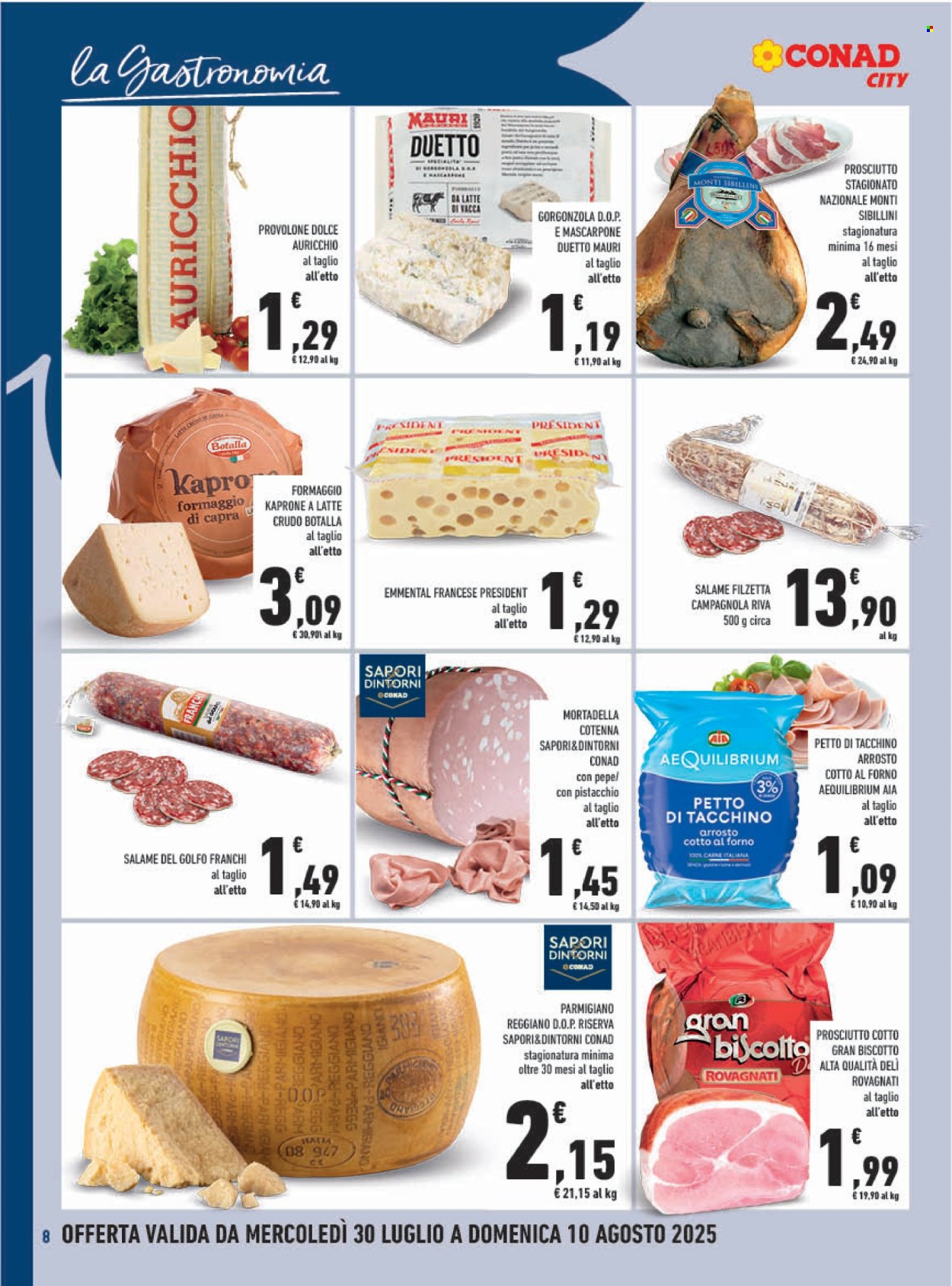 Leták Conad - 30.7.2025 - 10.8.2025. Strana 8