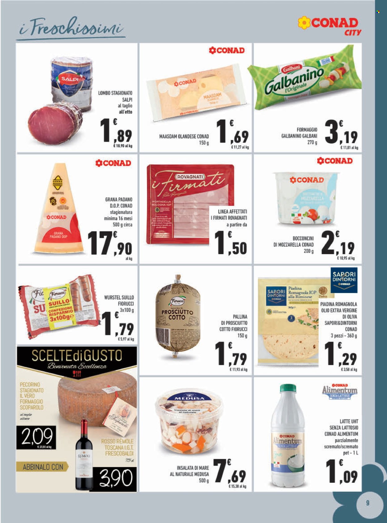 Leták Conad - 30.7.2025 - 10.8.2025. Strana 9