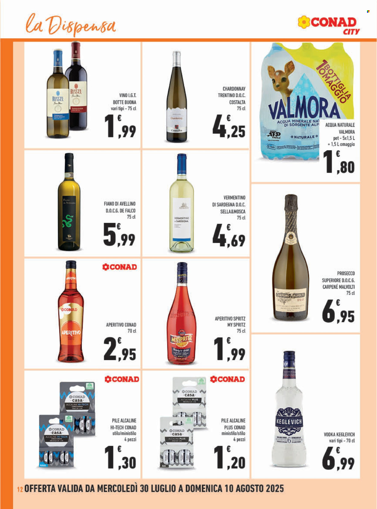 Leták Conad - 30.7.2025 - 10.8.2025. Strana 12