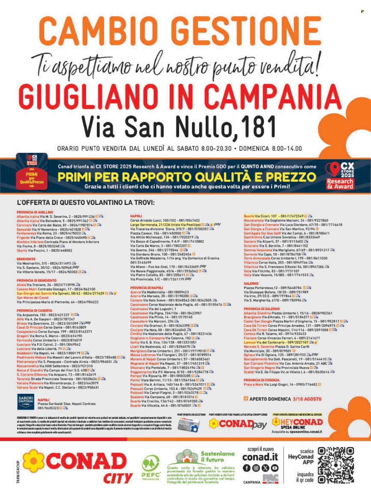 Leták Conad - 30.7.2025 - 10.8.2025. Strana 16
