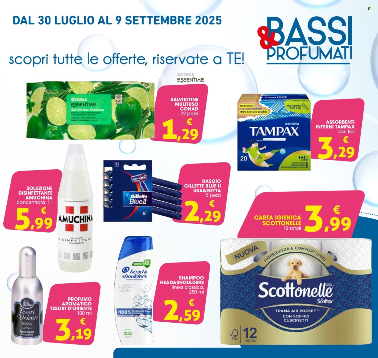 Leták Conad - 30.7.2025 - 9.9.2025. Strana 3