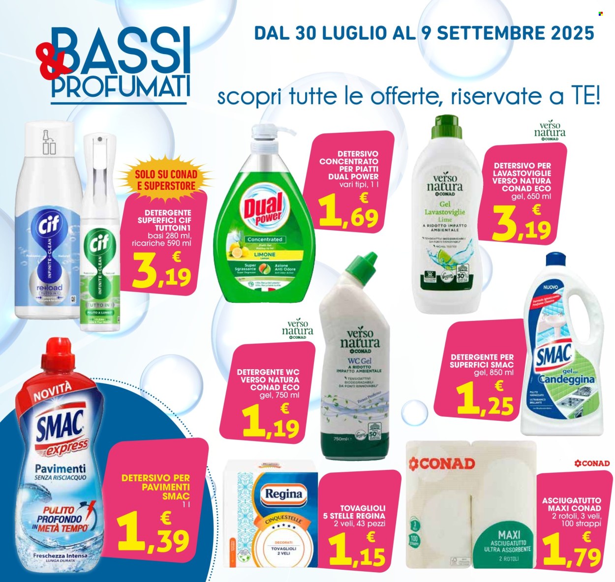Leták Conad - 30.7.2025 - 9.9.2025. Strana 4