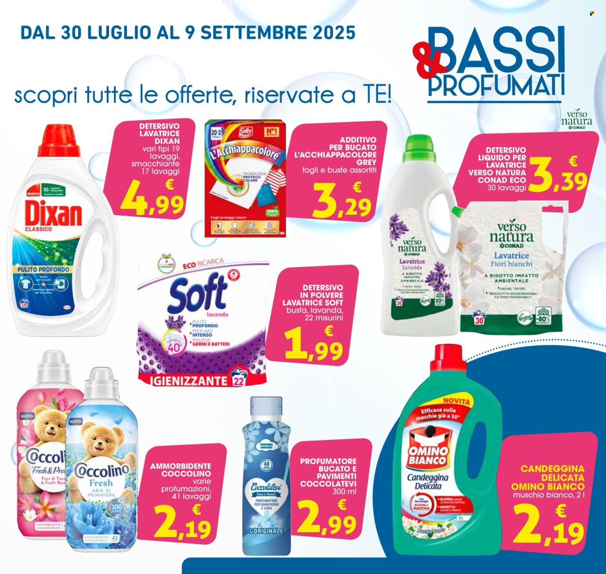 Leták Conad - 30.7.2025 - 9.9.2025. Strana 5