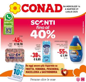 Volantino Conad - 16/7/2025 - 29/7/2025.