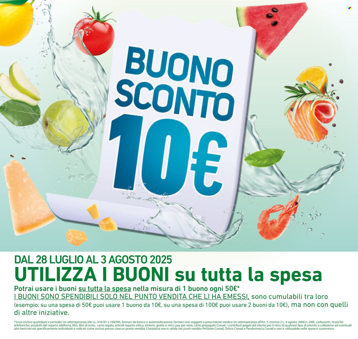 Leták Conad - 16.7.2025 - 29.7.2025. Strana 3