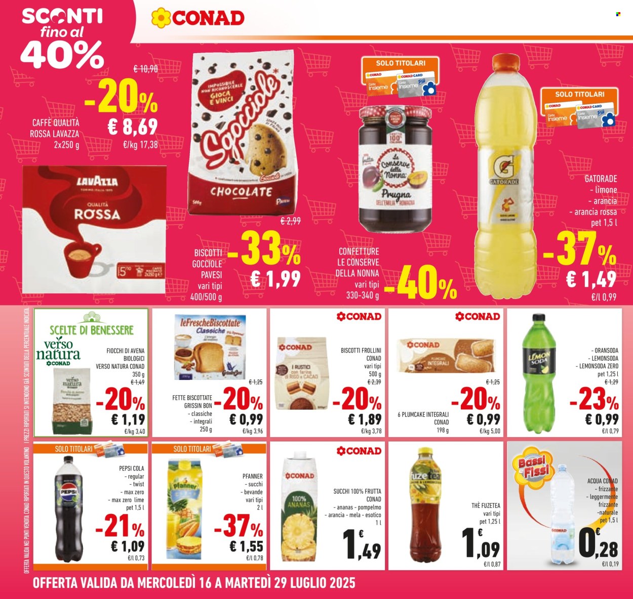 Leták Conad - 16.7.2025 - 29.7.2025. Strana 16