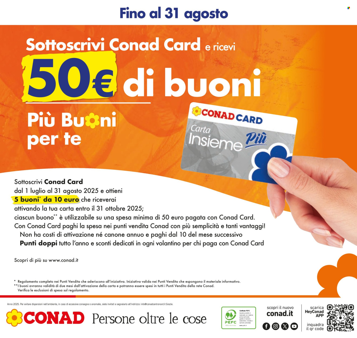 Leták Conad - 16.7.2025 - 29.7.2025. Strana 32