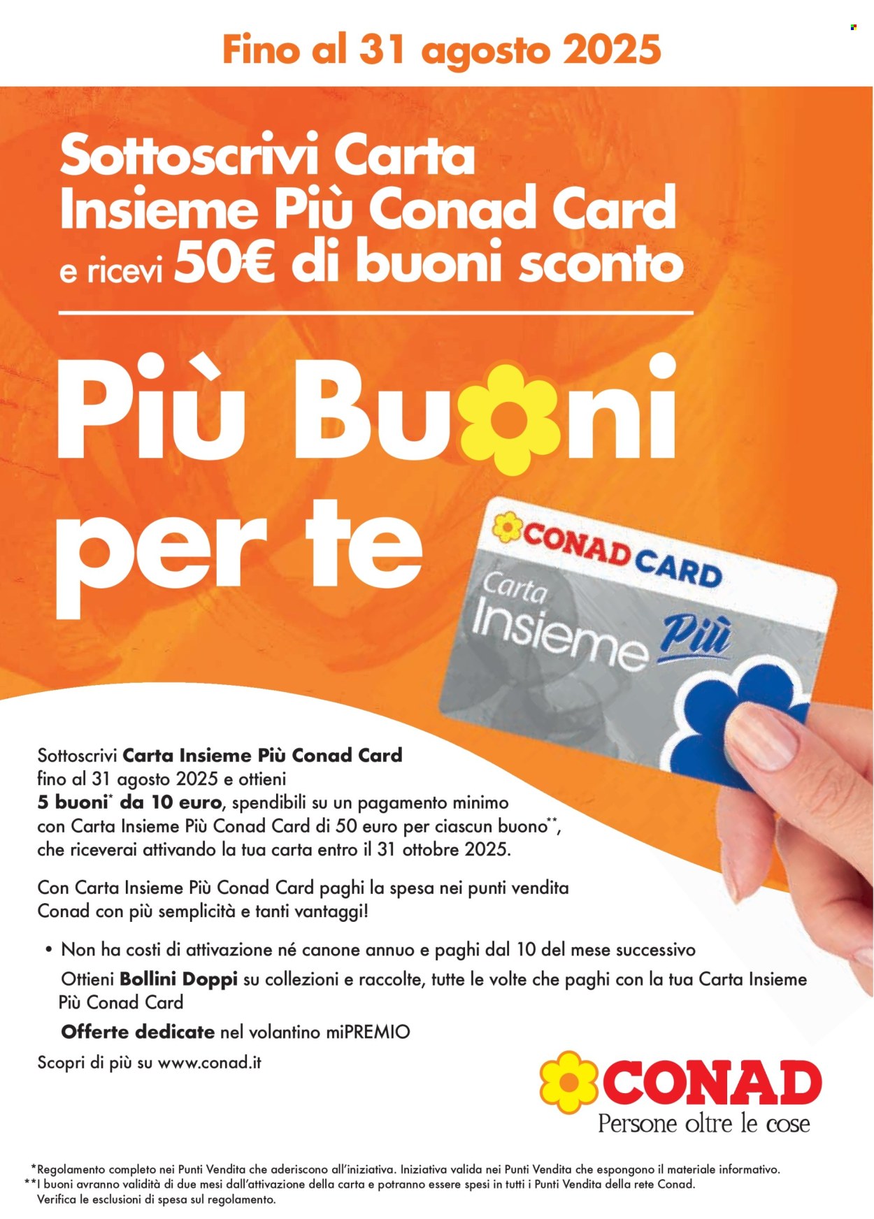 Volantino Conad - 17/7/2025 - 13/8/2025. Pagina 2