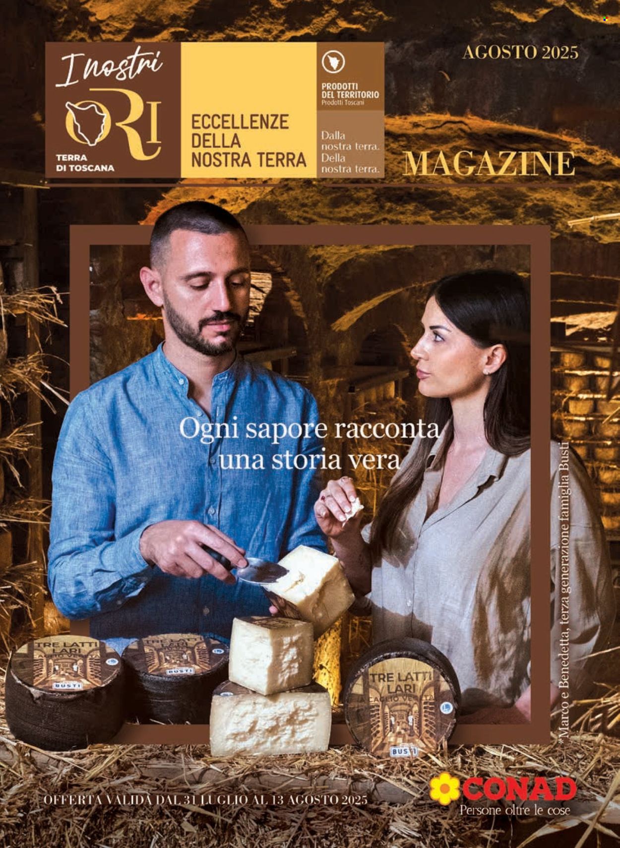Leták Conad - 31.7.2025 - 13.8.2025. Strana 1