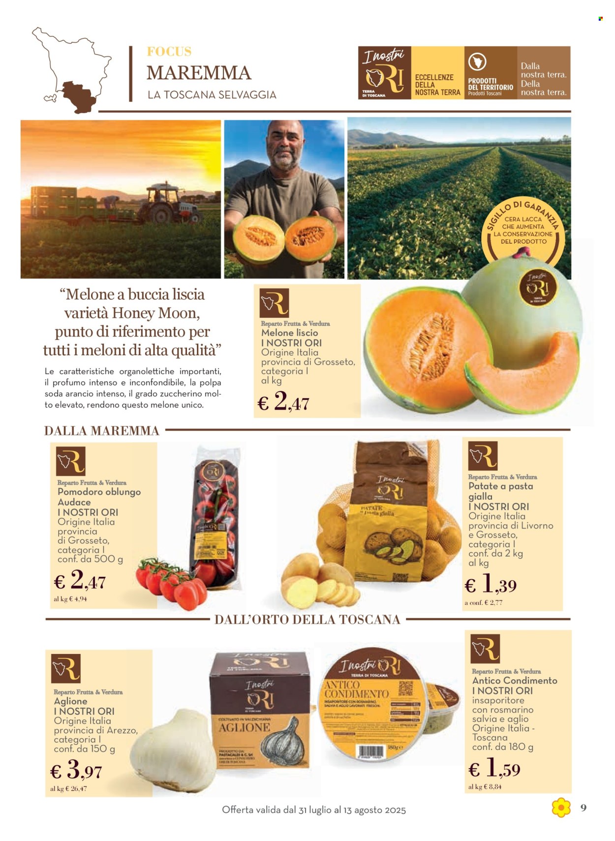 Leták Conad - 31.7.2025 - 13.8.2025. Strana 9