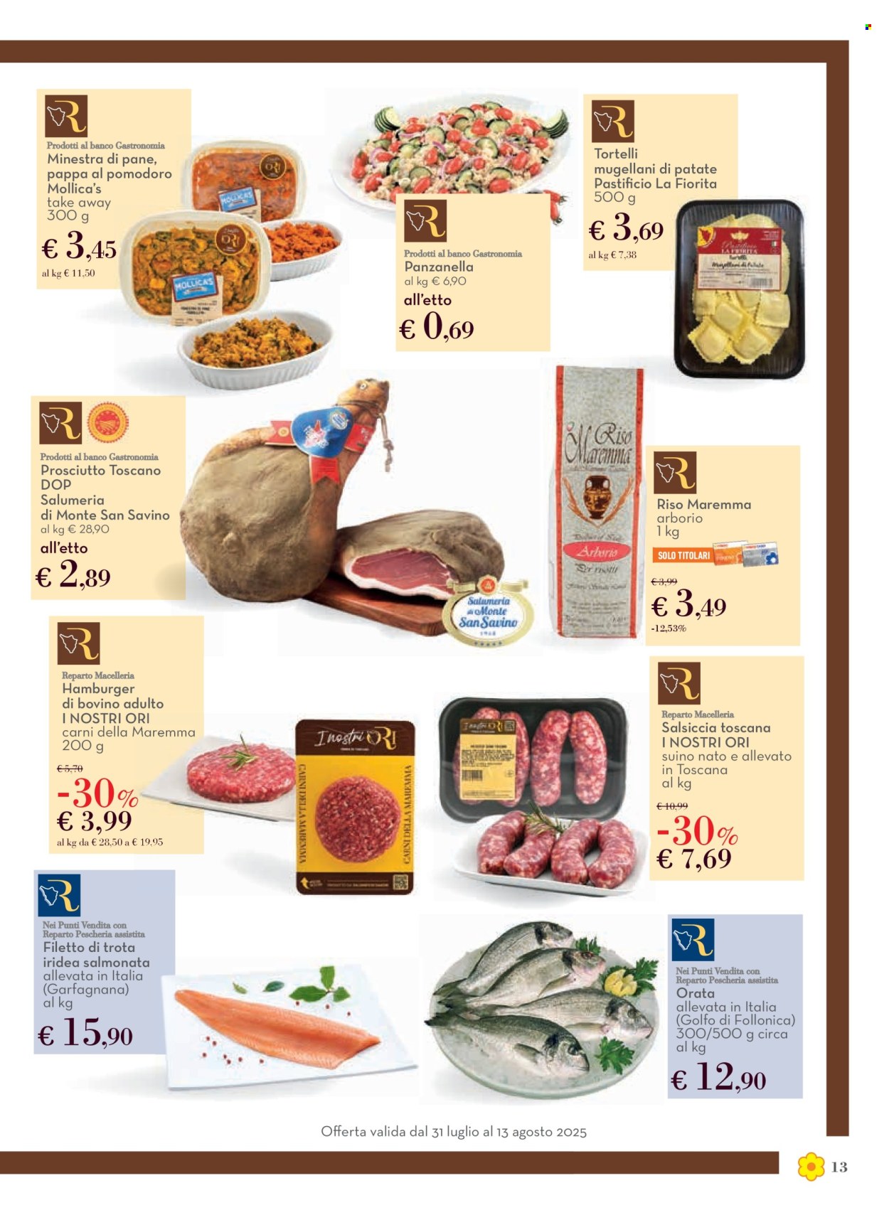 Leták Conad - 31.7.2025 - 13.8.2025. Strana 13