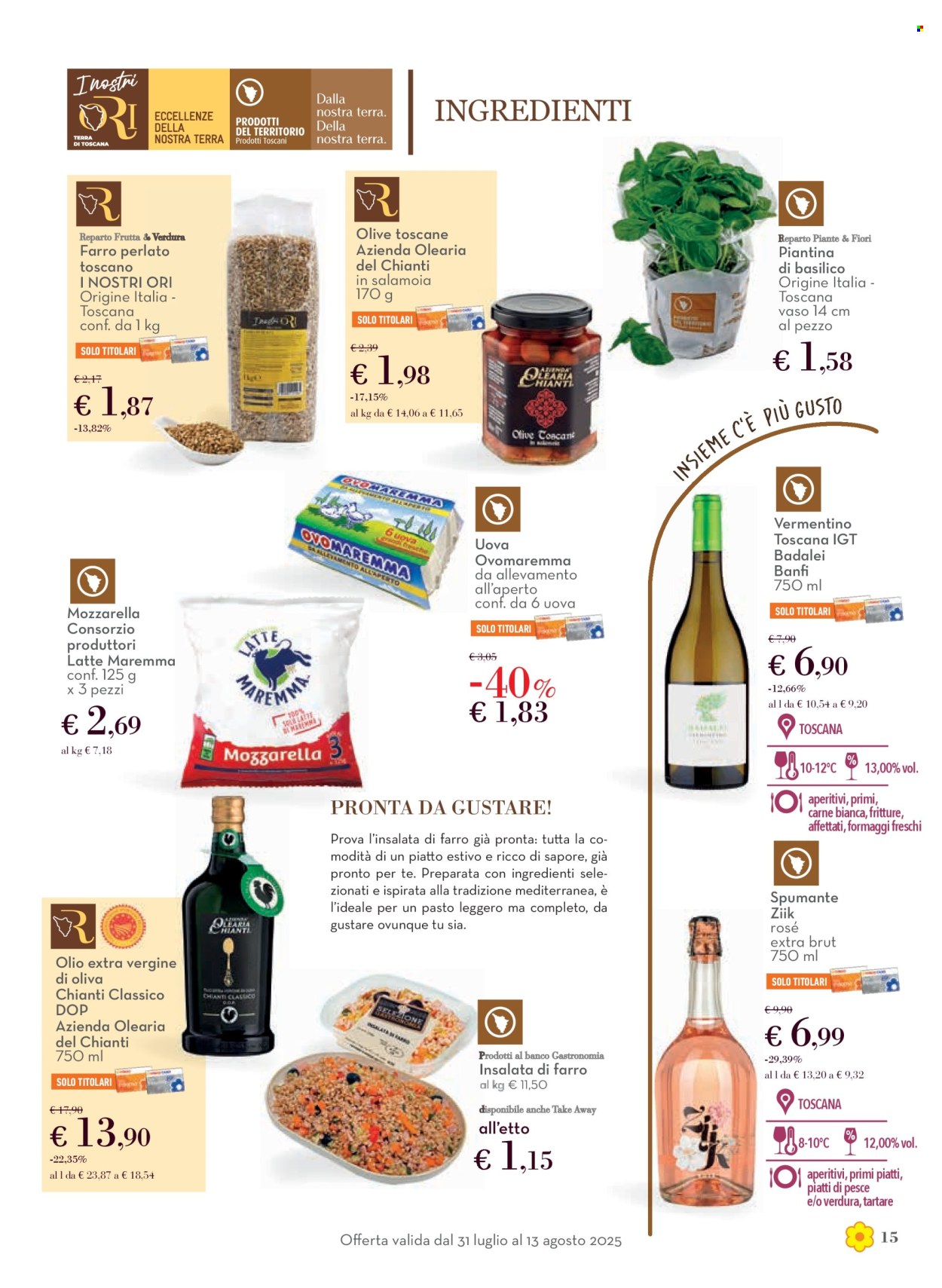Leták Conad - 31.7.2025 - 13.8.2025. Strana 15