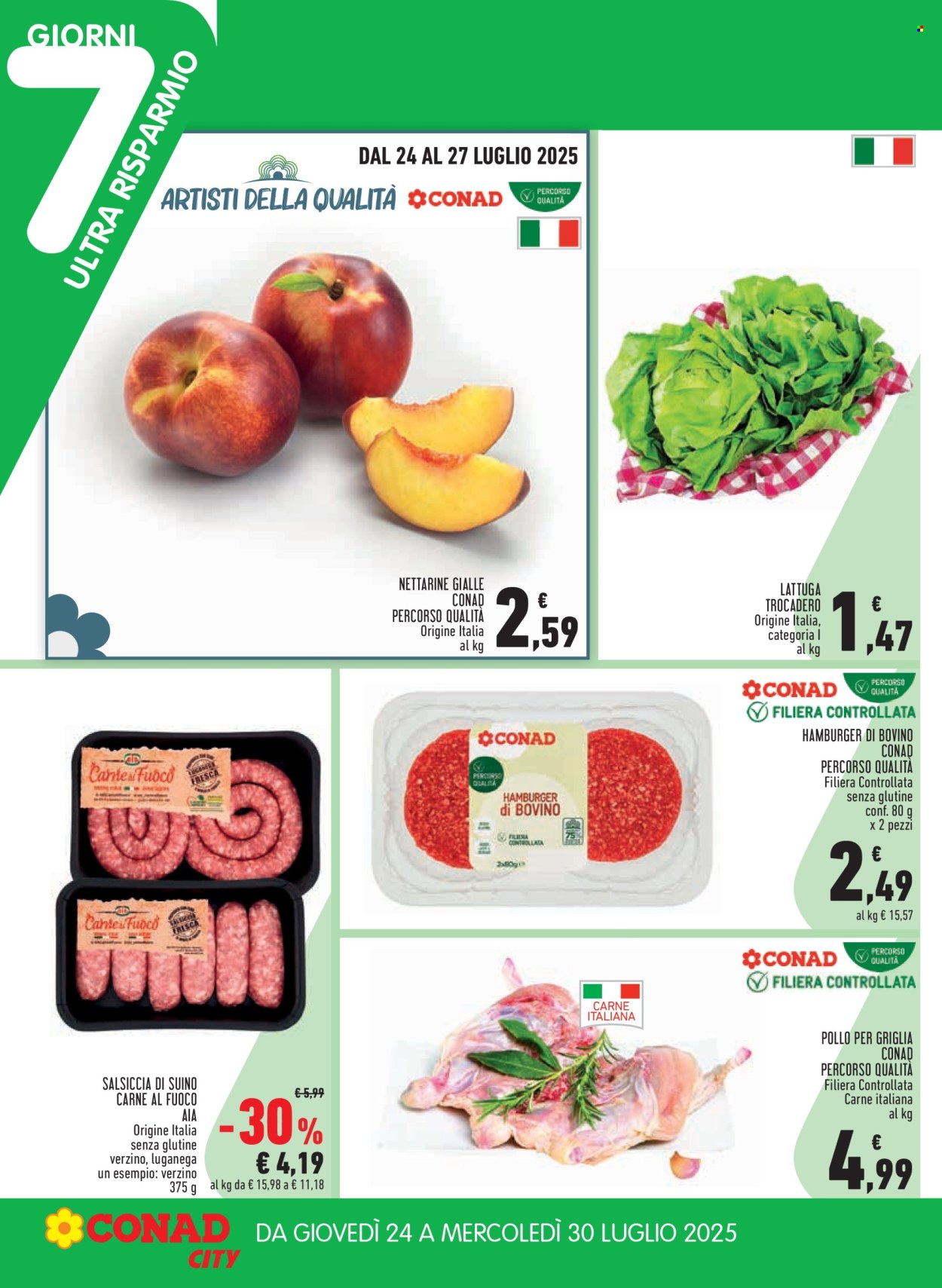 Volantino Conad - 24/7/2025 - 30/7/2025. Pagina 2