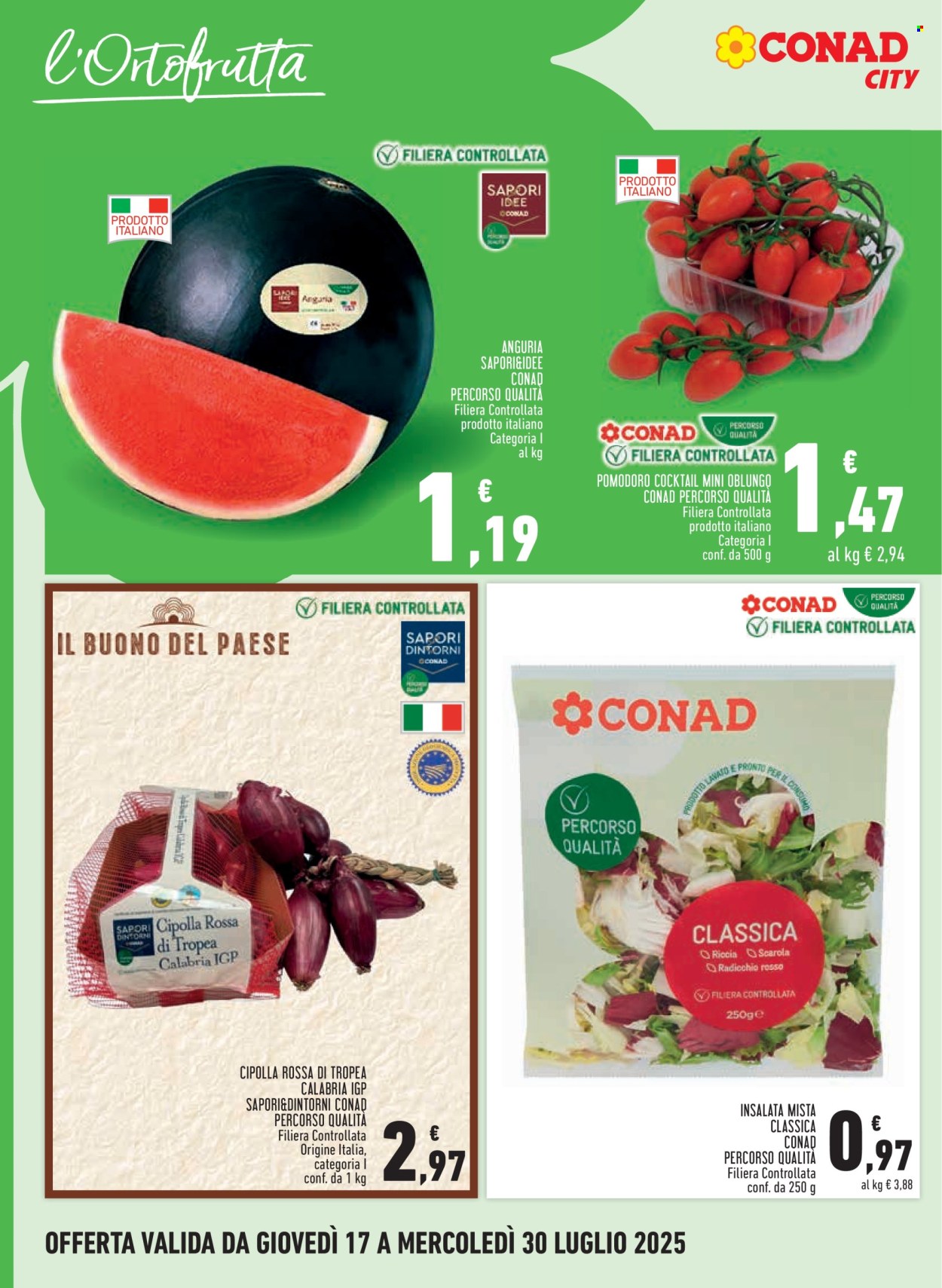 Volantino Conad - 17/7/2025 - 30/7/2025. Pagina 4