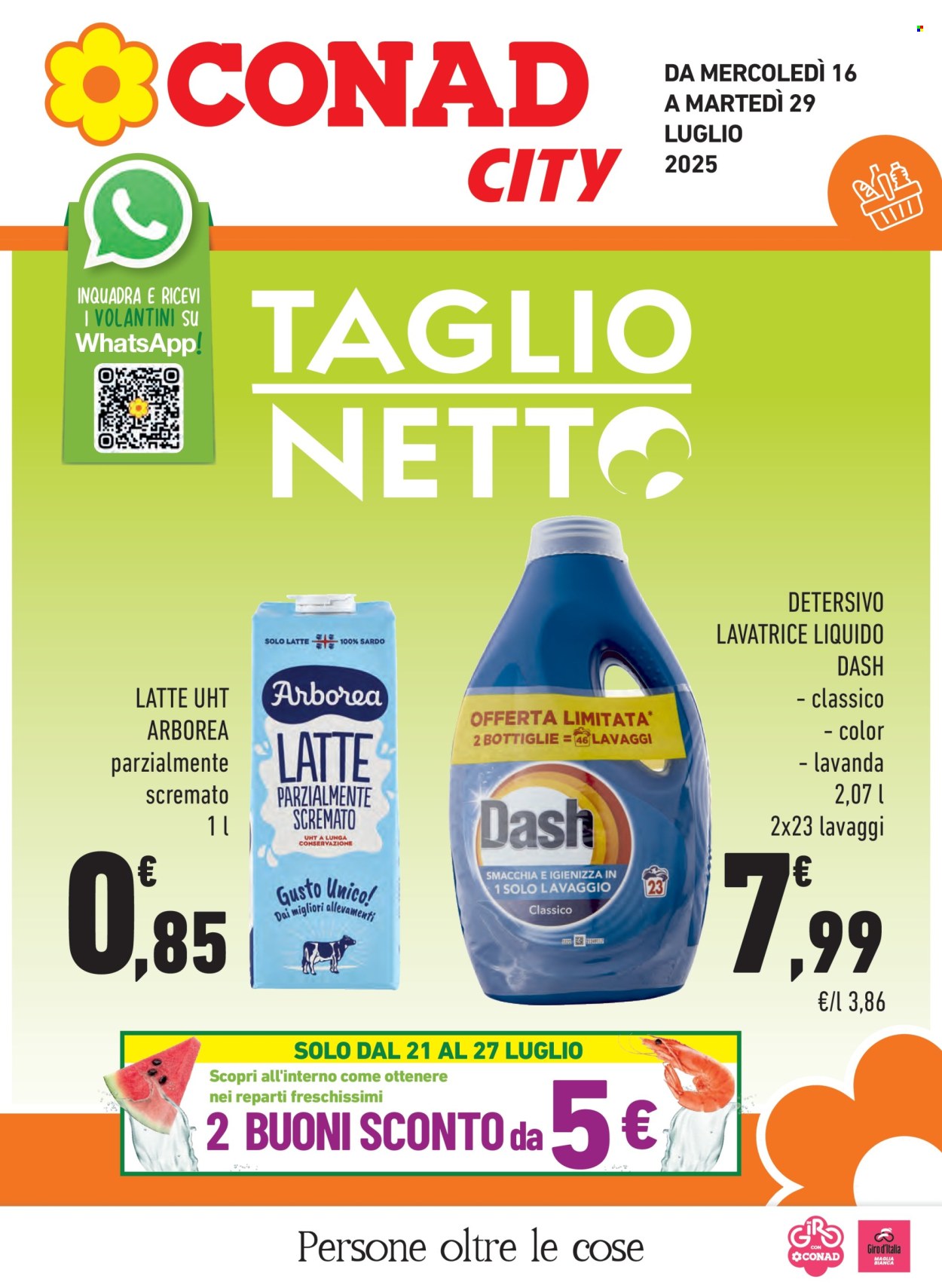 Leták Conad - 16.7.2025 - 29.7.2025. Strana 1